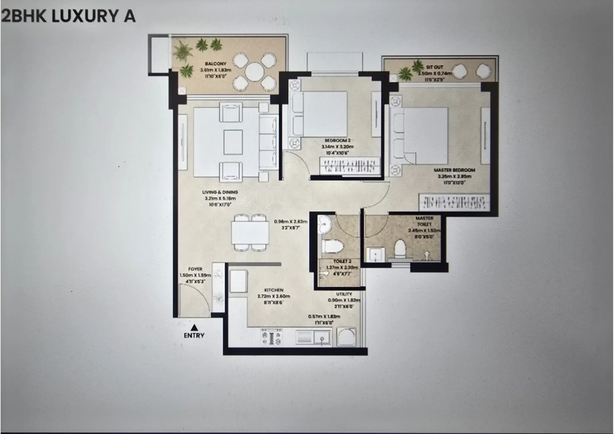 2 BHK Luxury A